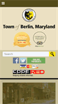 Mobile Screenshot of berlinmd.gov