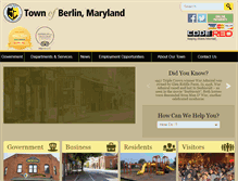 Tablet Screenshot of berlinmd.gov